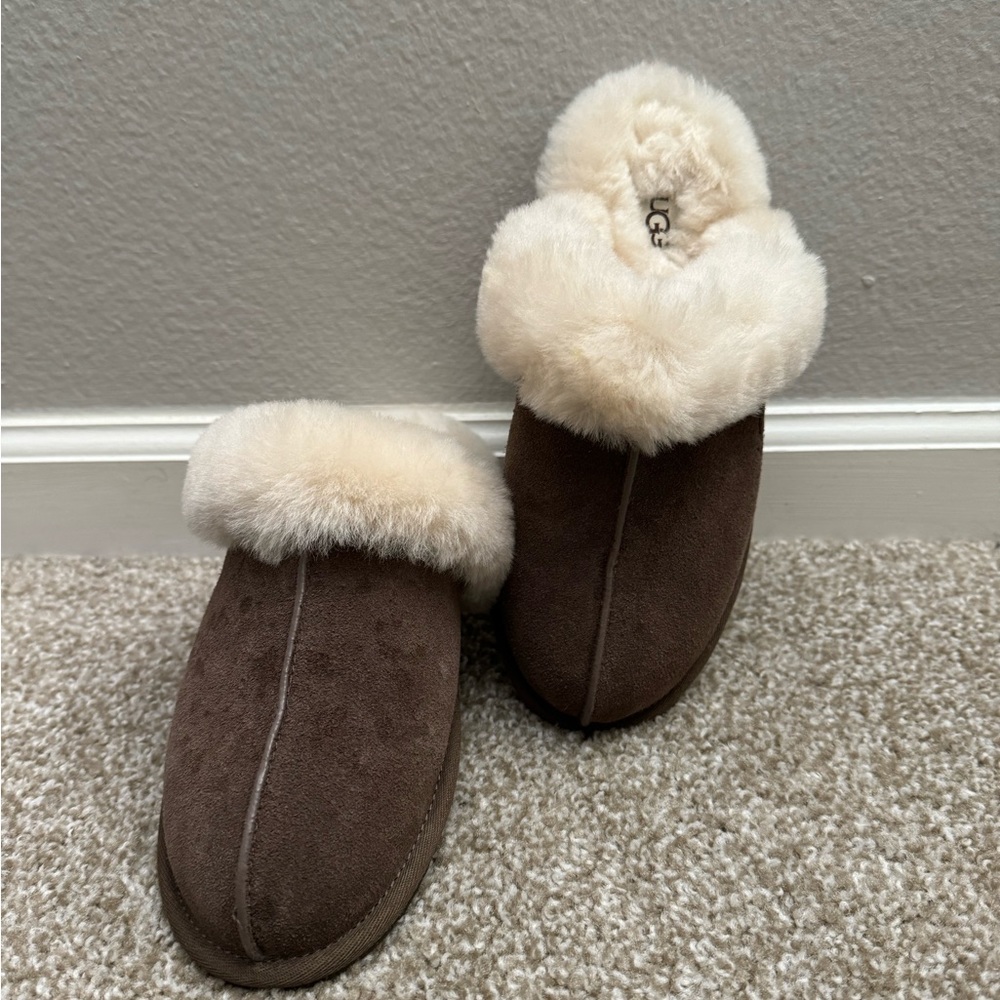 UGG Scuffette II Slipper- Espresso Suede